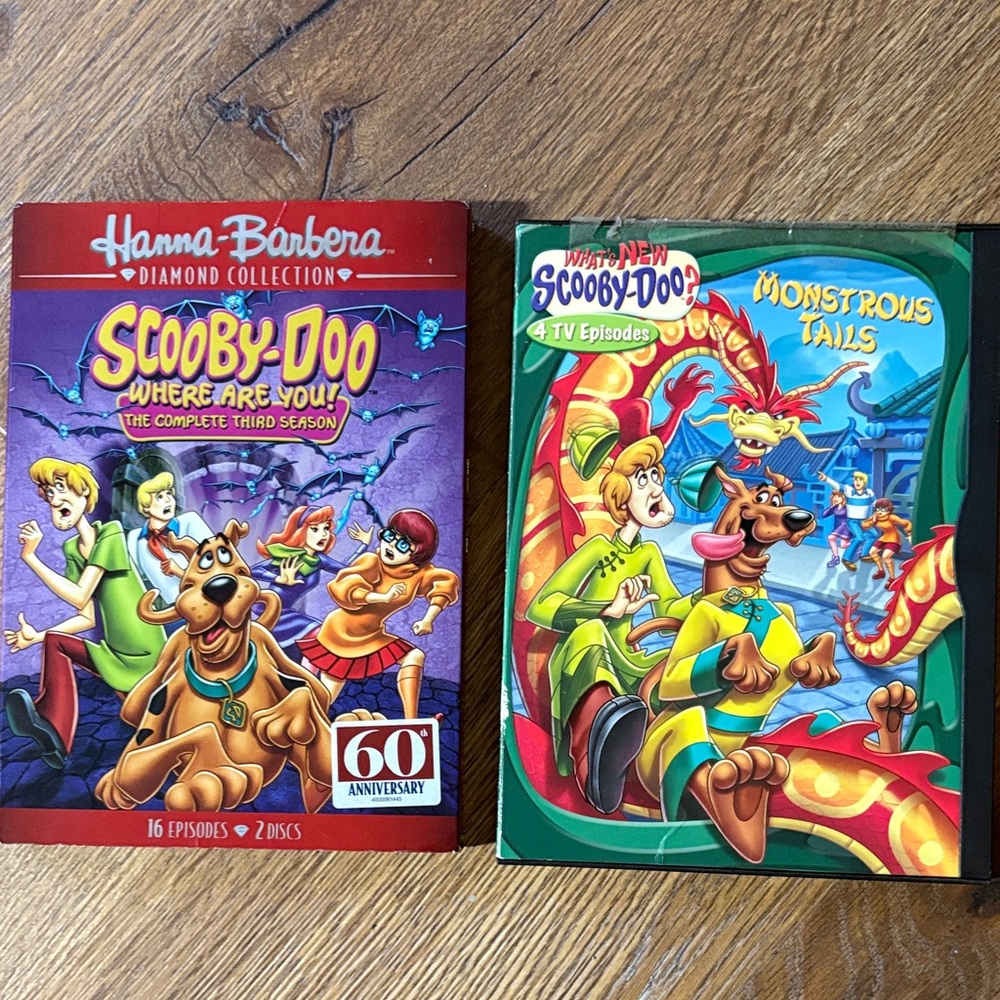 Scooby-Doo DVD Set with Colorful Covers